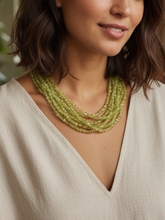 Silpada Jewelry - Silpada Multi-Strand Peridot Gemstone Necklace
